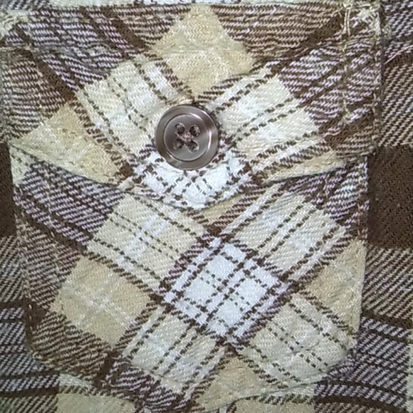 OP Brown plaid shirt - Picture 4 of 4